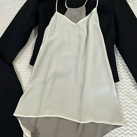 Size 2 jacket and size 4 skirt with matching reversible top from Express. Used - Picture 3 of 7